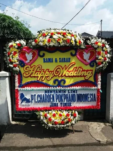 Karangan Bunga Pernikahan Sukmajaya